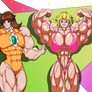 Princesses posing by various artists