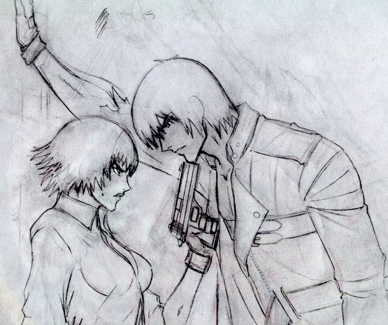 DMC3 Lady and Dante scrap