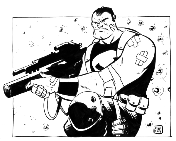 Punisher Con Sketch