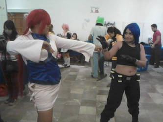 Shermie vs Leona  ROUND 1