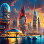 City at the beach