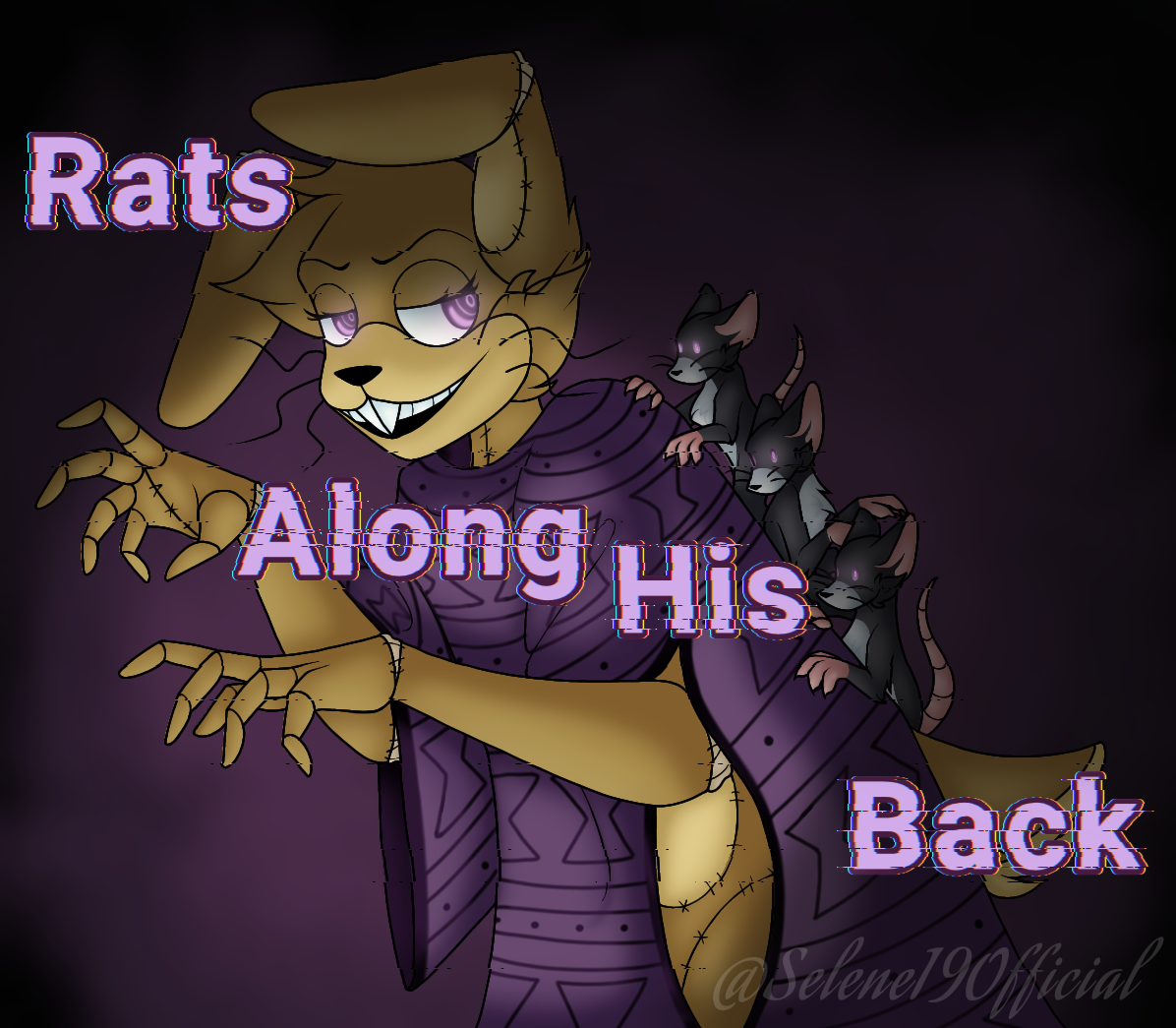 FNAF au Glitchtrap by AngelSpiritFoxx on DeviantArt