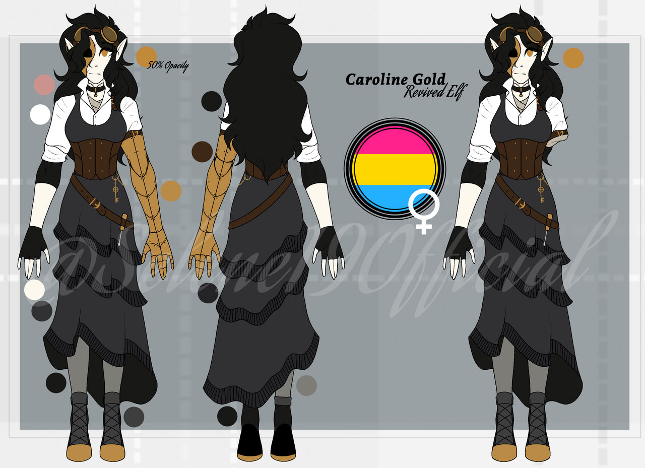 Oc Fantasy Races Caroline Gold || Fantasy OC (Reference Sheet) by Winter19Woods on ...