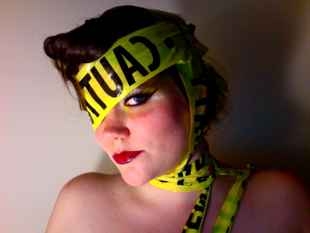 Lady Gaga Caution Tape 2