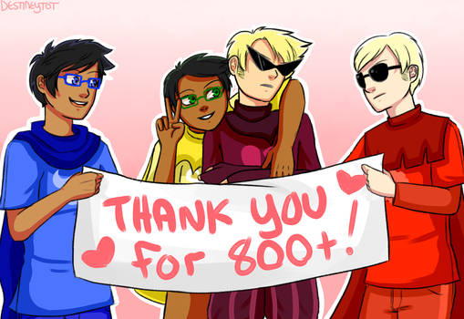 Tumblr 800 Follower Milestone