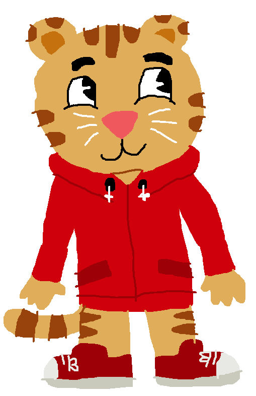 Daniel Tiger in Classic Caillou and Friends by RudyFox2010IsHere on  DeviantArt