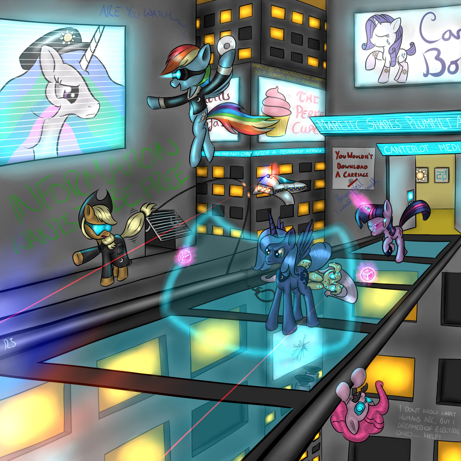 Cyberpunk Ponies