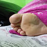 Sister cheesy sole feet