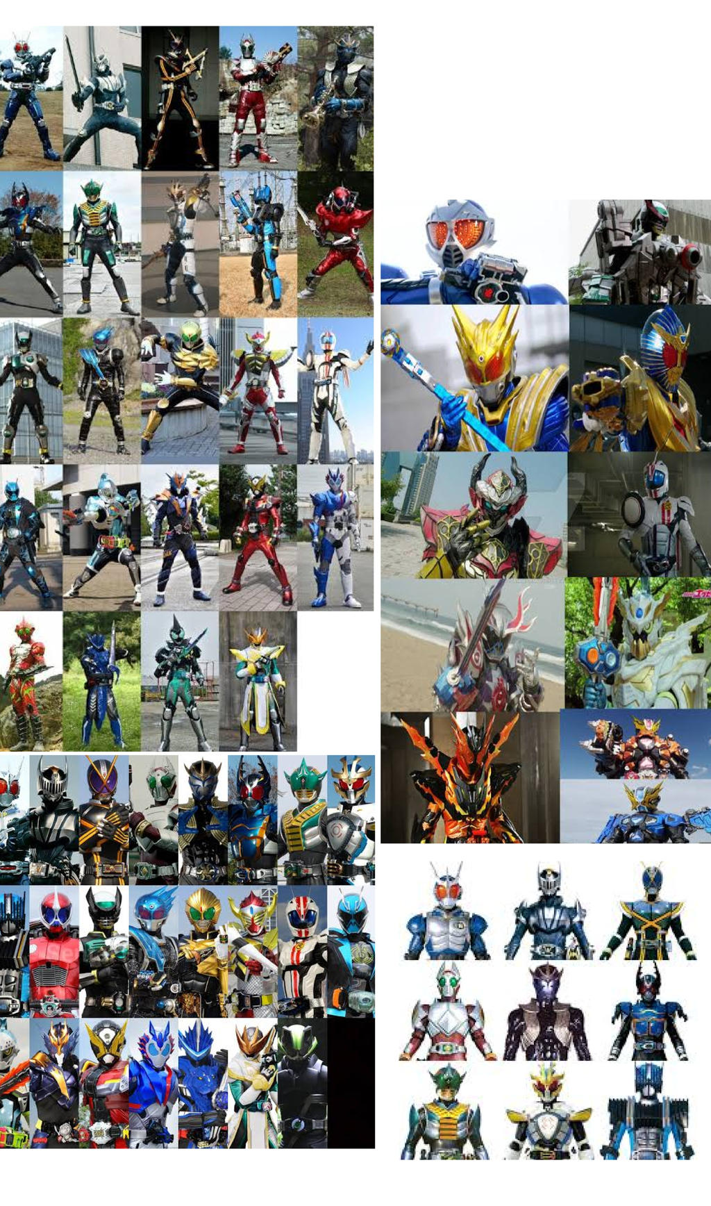My H and R Secondary Rider Collage by AdammanZero on DeviantArt