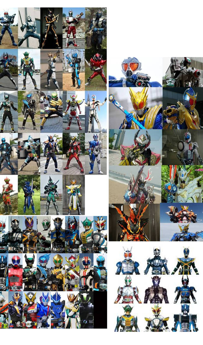 Light Riders Collage My H and R Secondary Rider Collage by AdammanZero on DeviantArt
