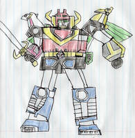 My Gingai-Oh/Galaxy Megazord Drawing