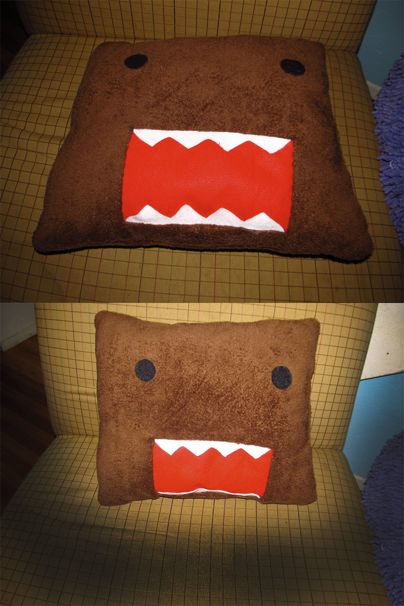 Domo Pillow -Sold- -Handmade-