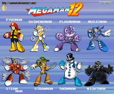 Mega Man 13 Robot Masters by XAMOEL : r/Megaman