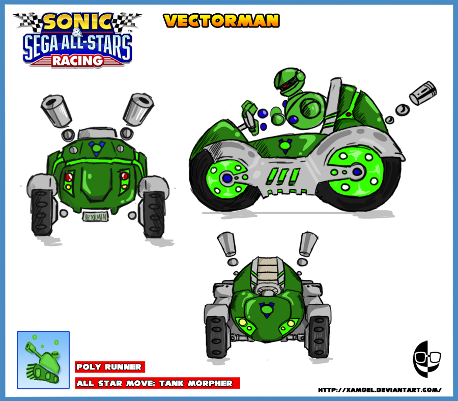 SSASR Characters: Vectorman by XAMOEL on DeviantArt