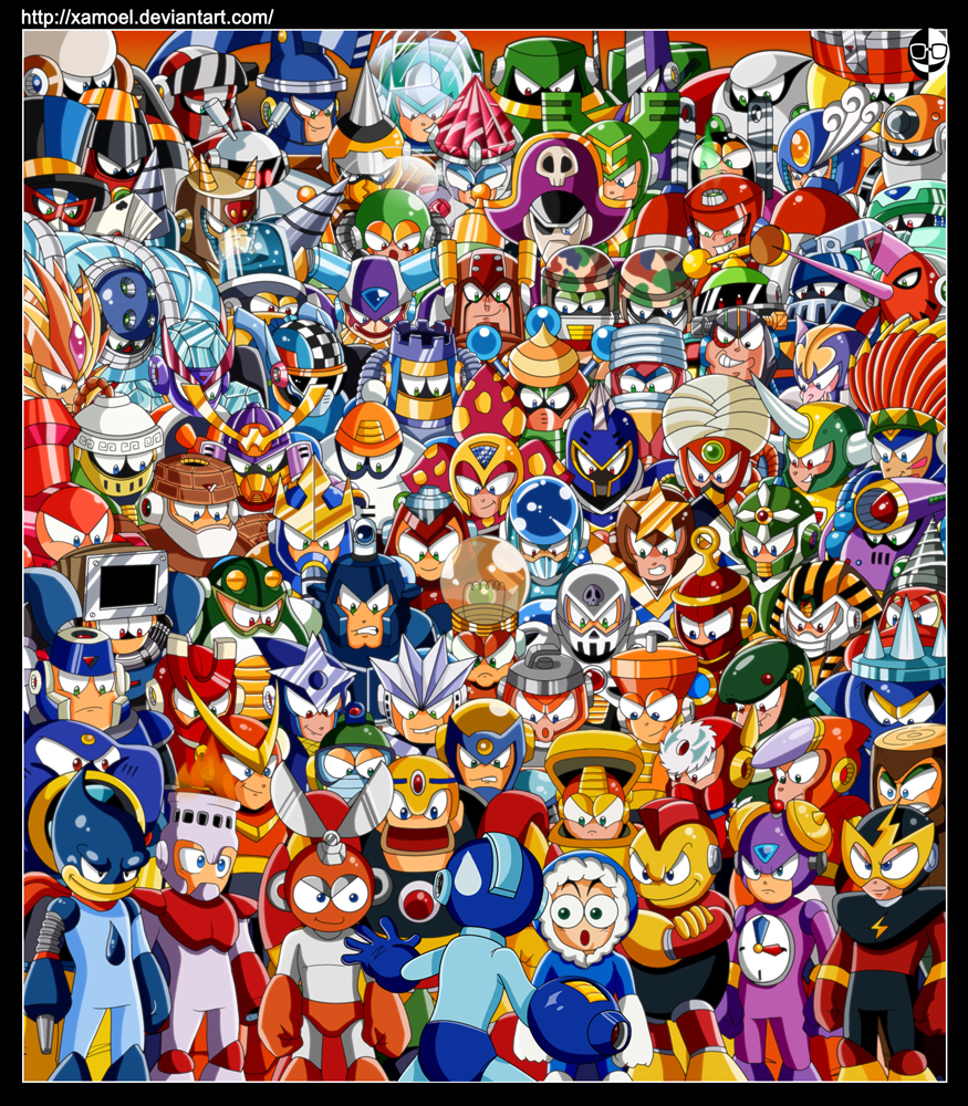 Robot Masters Rampage by XAMOEL on DeviantArt