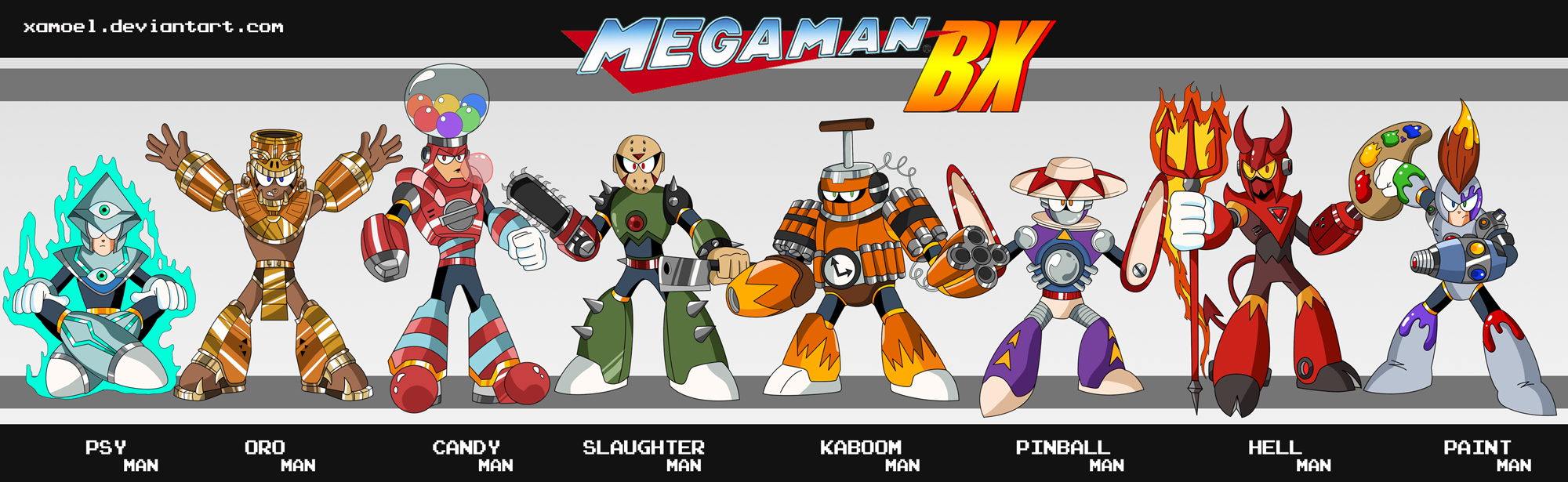 MEGAMAN BX ROBOT MASTERS