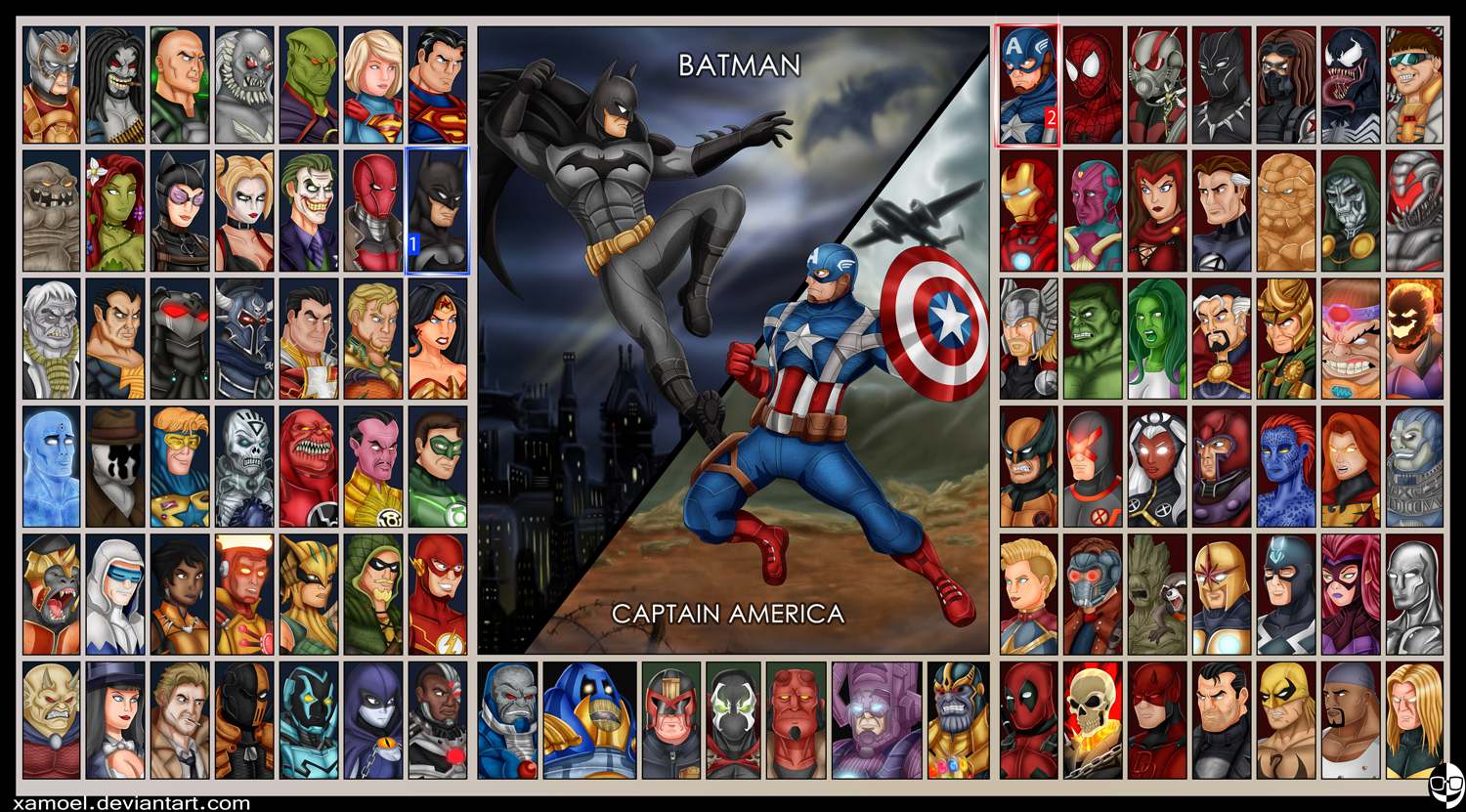 ULTIMATE DC VERSUS MARVEL by XAMOEL on DeviantArt