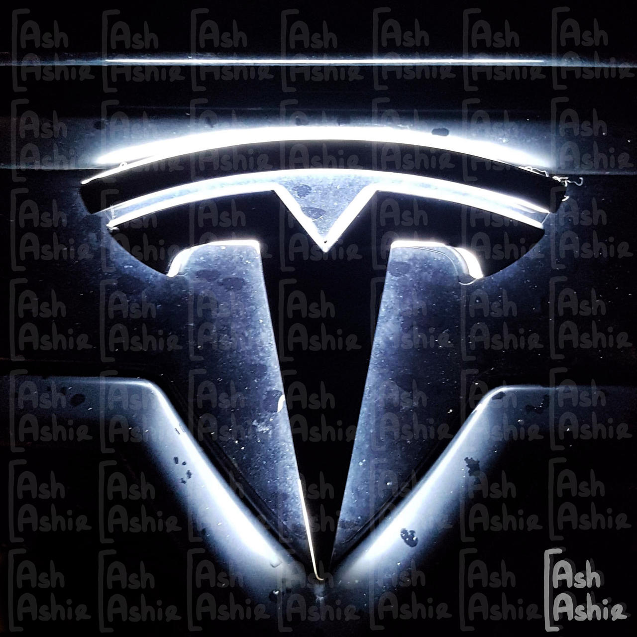 Tesla Model S Logo | Photography by XAshAshieX on DeviantArt