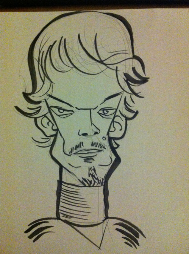 Theon Greyjoy caricature