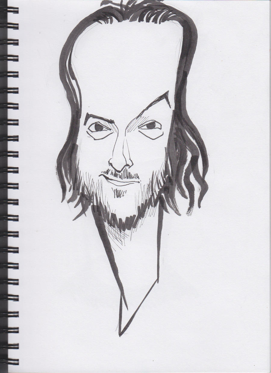 Chris D'Elia caricature