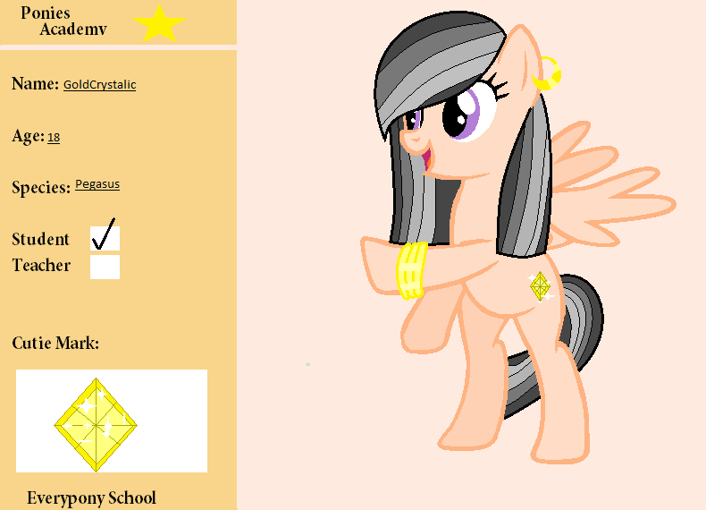 Pony Academy GoldCrystalic