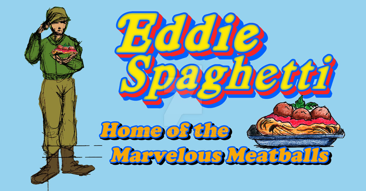 Eddie Spaghetti food court SIGN a5