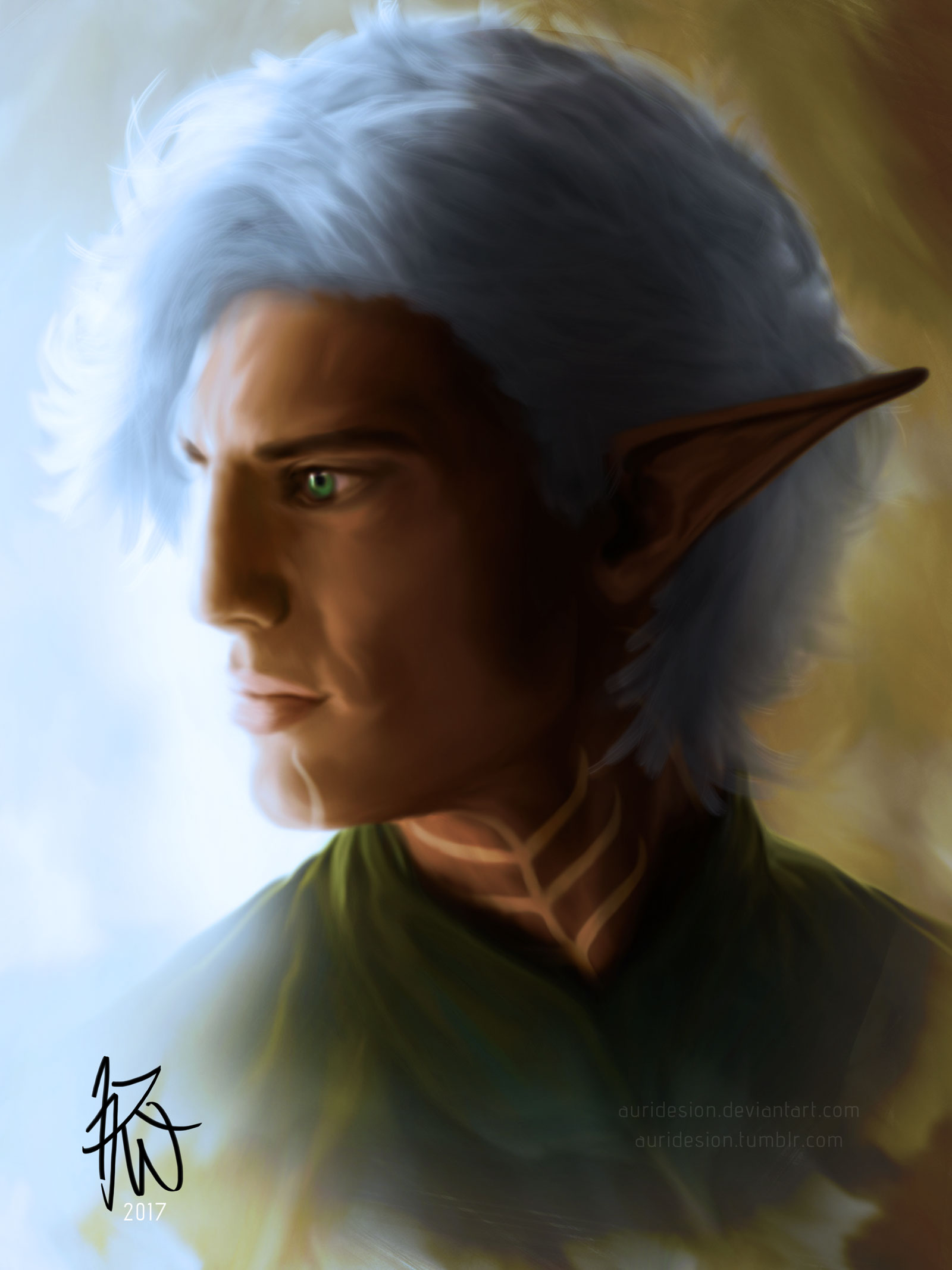 Fenris Profile - Windswept by Auridesion