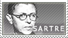 Sartre stamp by remember-yourself