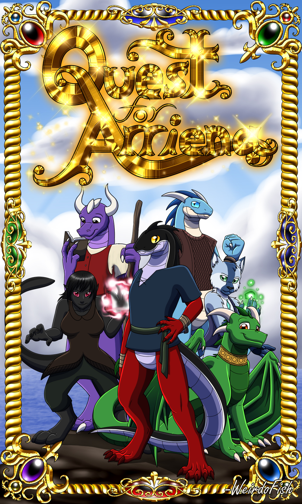 Quest for Arriena Cover