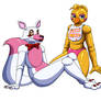 Mangle and Toy Chica