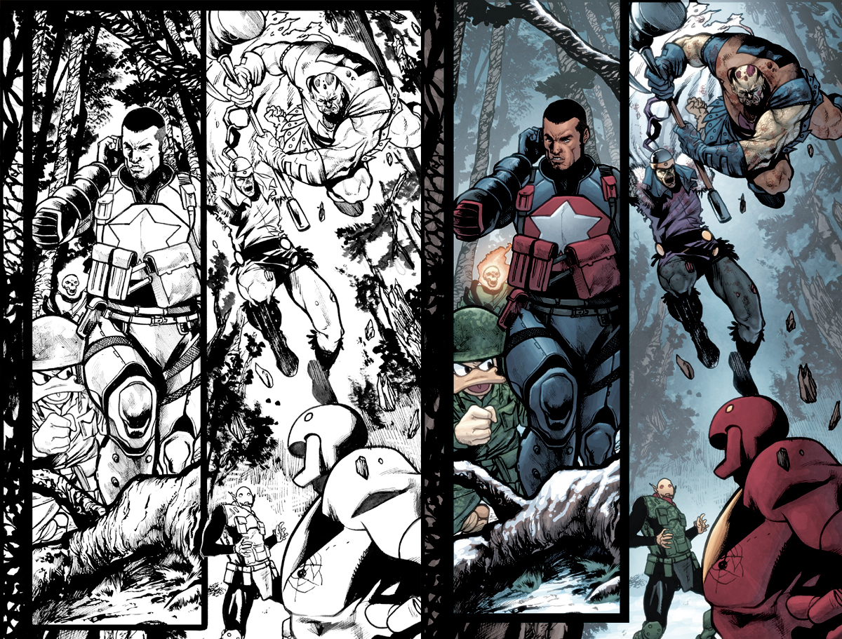 Marvel Zombies Destroy 4.14 with lineart