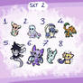 OVER!: Adoptables! SET 2