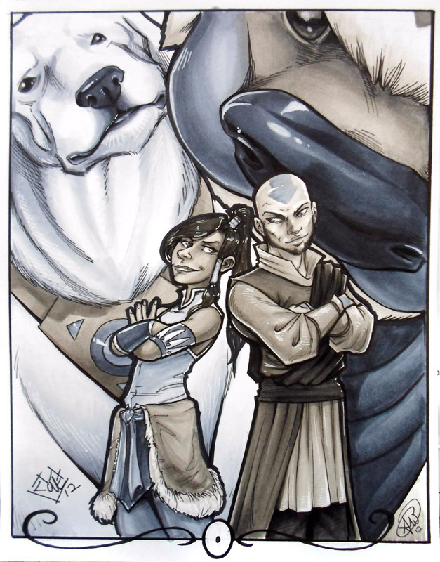 Avatars: Aang and Korra