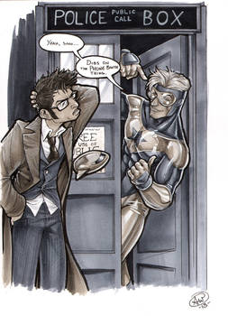 Booster Gold and The Doctor