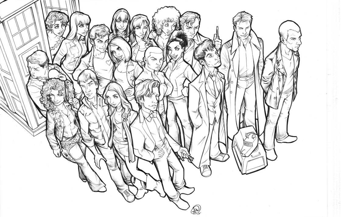 Three Doctors and Their Companions by AdamWithers