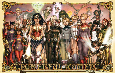 Women of DC and Marvel