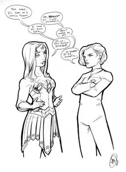 Wonder Woman and Captain Janeway