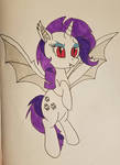 Bat Pony Rarity by WeAreAmplified