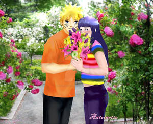 NaruHina art trade 3