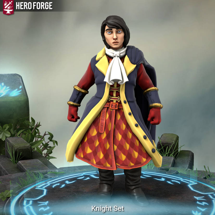 Heroforge Knight Kitbash (HeroForge) Knight Set(Female) by Kyleman98 on DeviantArt