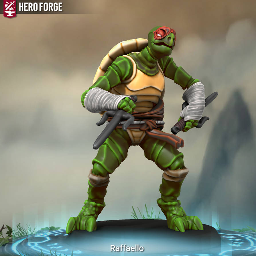 Heroforge Rambo (HeroForge) Raffaello by Kyleman98 on DeviantArt