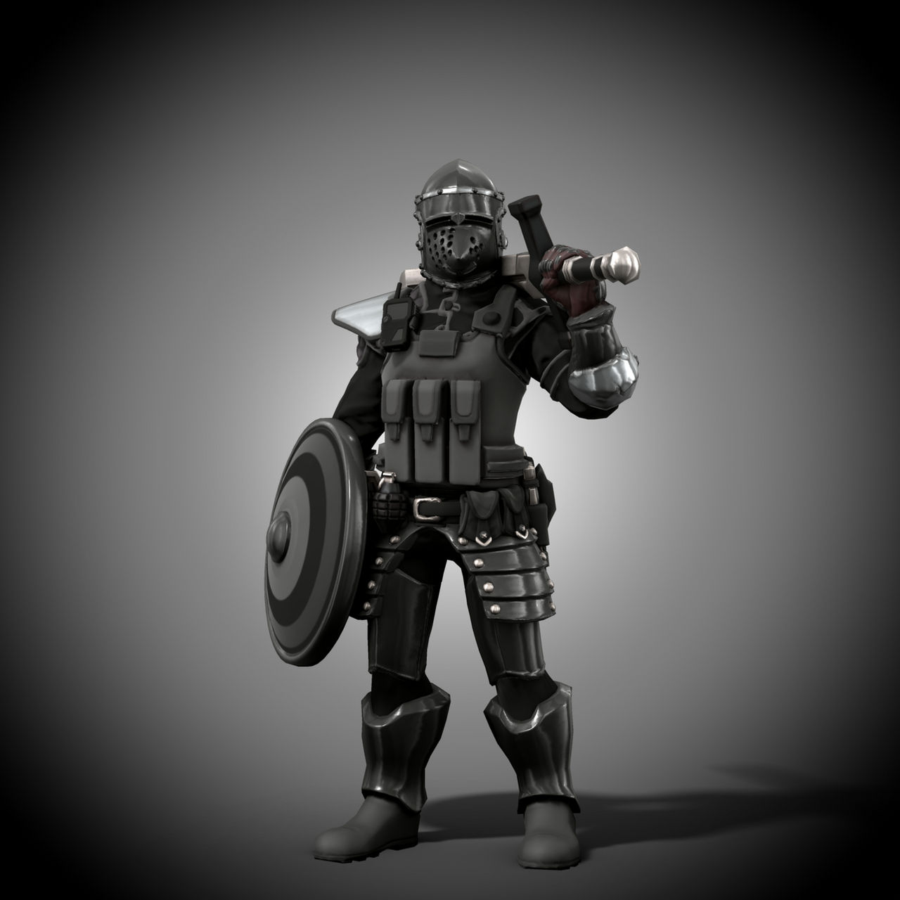 Commando Knight The Tactical Knight by Kyleman98 on DeviantArt