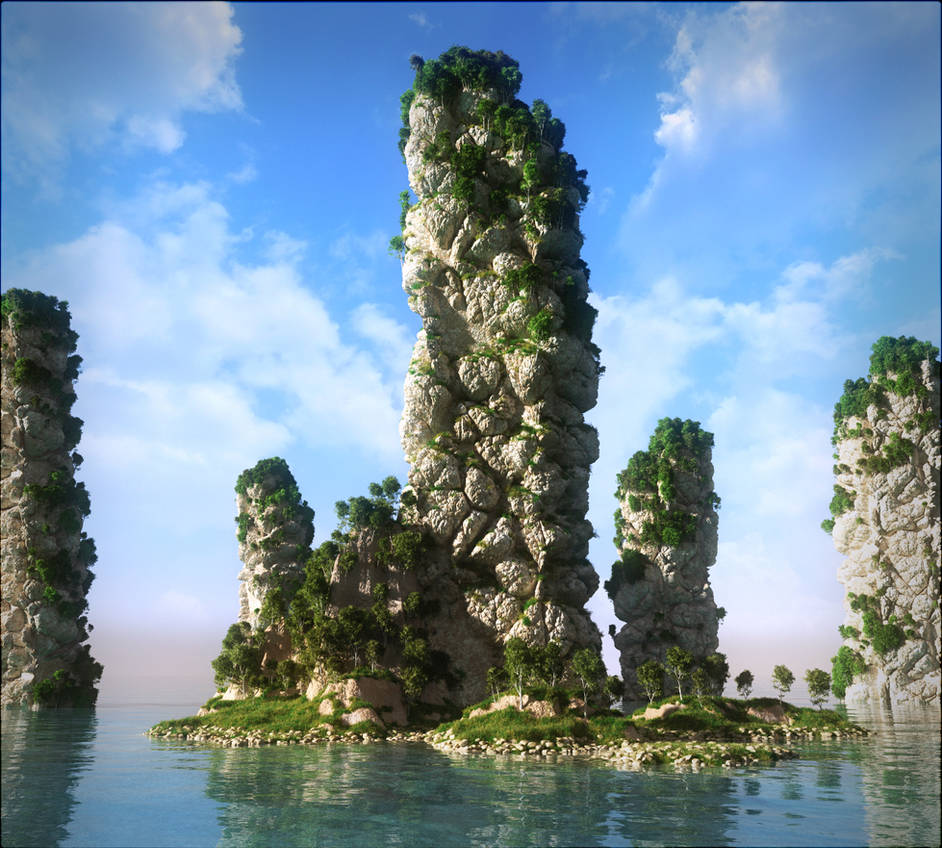 Magic cliffs by dragan45