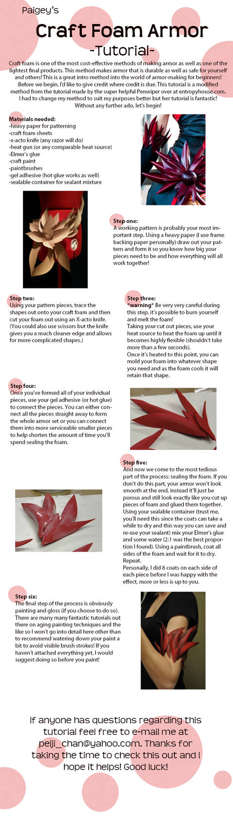 Craft Foam Armor Tutorial by MissCordie
