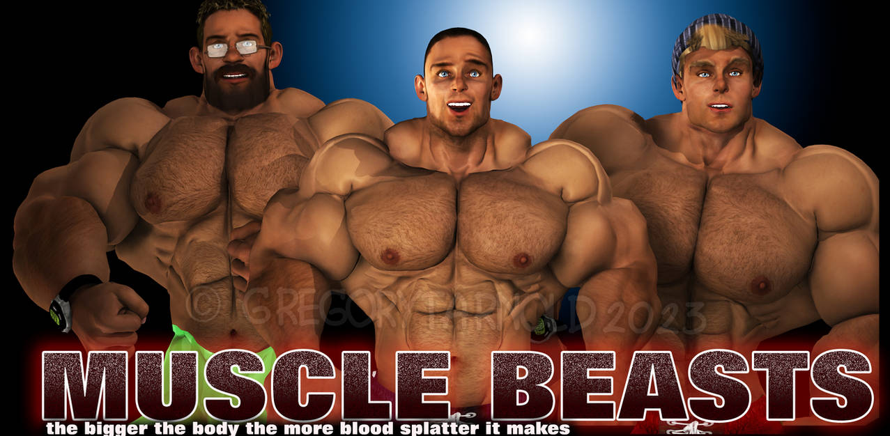 Protective Muscle Beasts MuscleBeasts by GreysonFurrington on DeviantArt