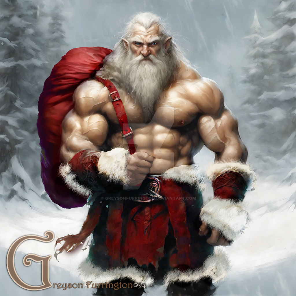 Musle Santa MUSCLE SANTA by GreysonFurrington on DeviantArt