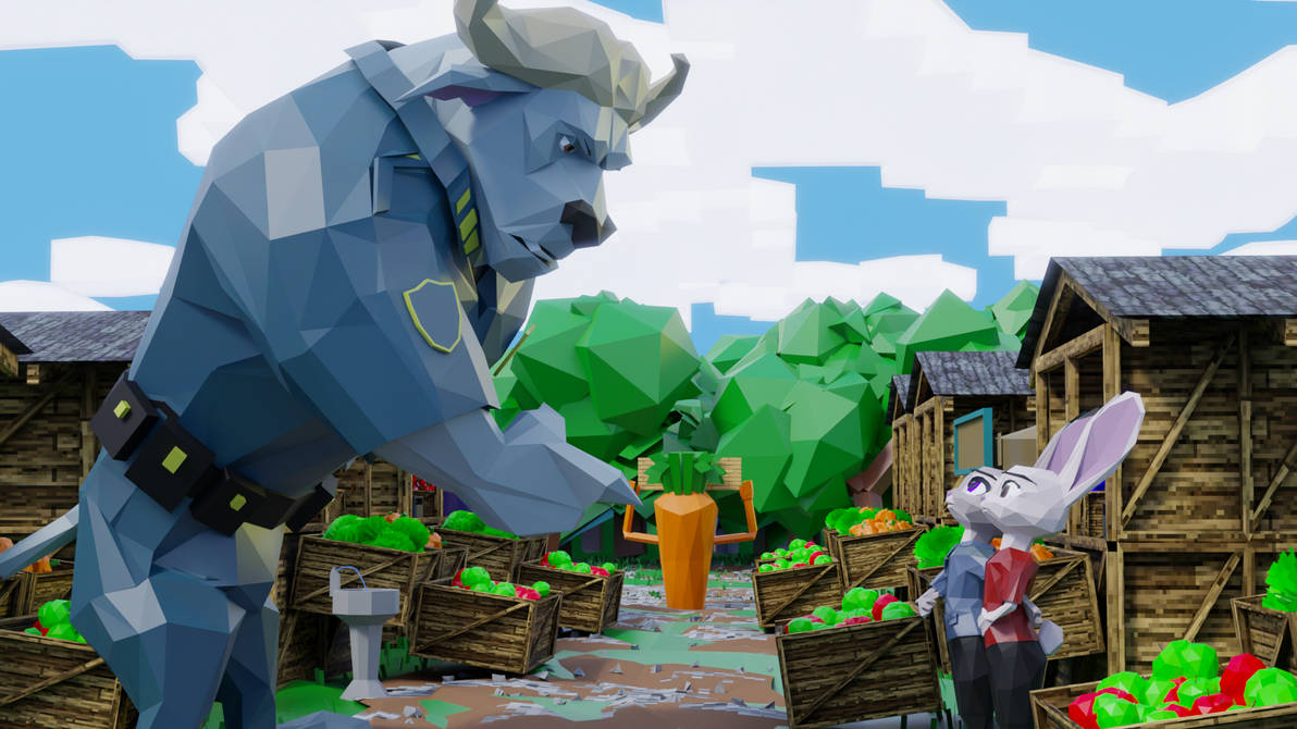 Bogo towering over Judy and Skippy, lecturing them.