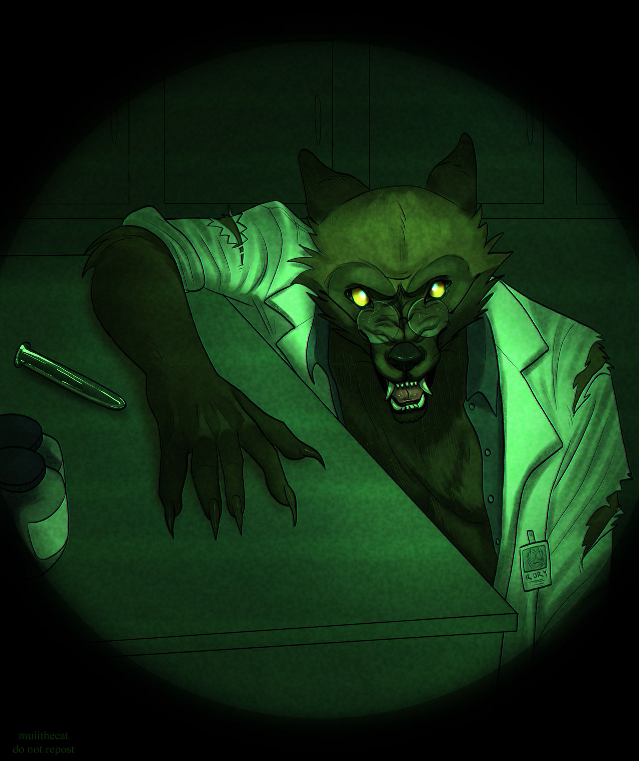 lab-grown werewolf by MuiiTheCat on DeviantArt