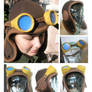 Fleece Aviator Cap and Goggles