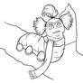 Just A Worm Lineart